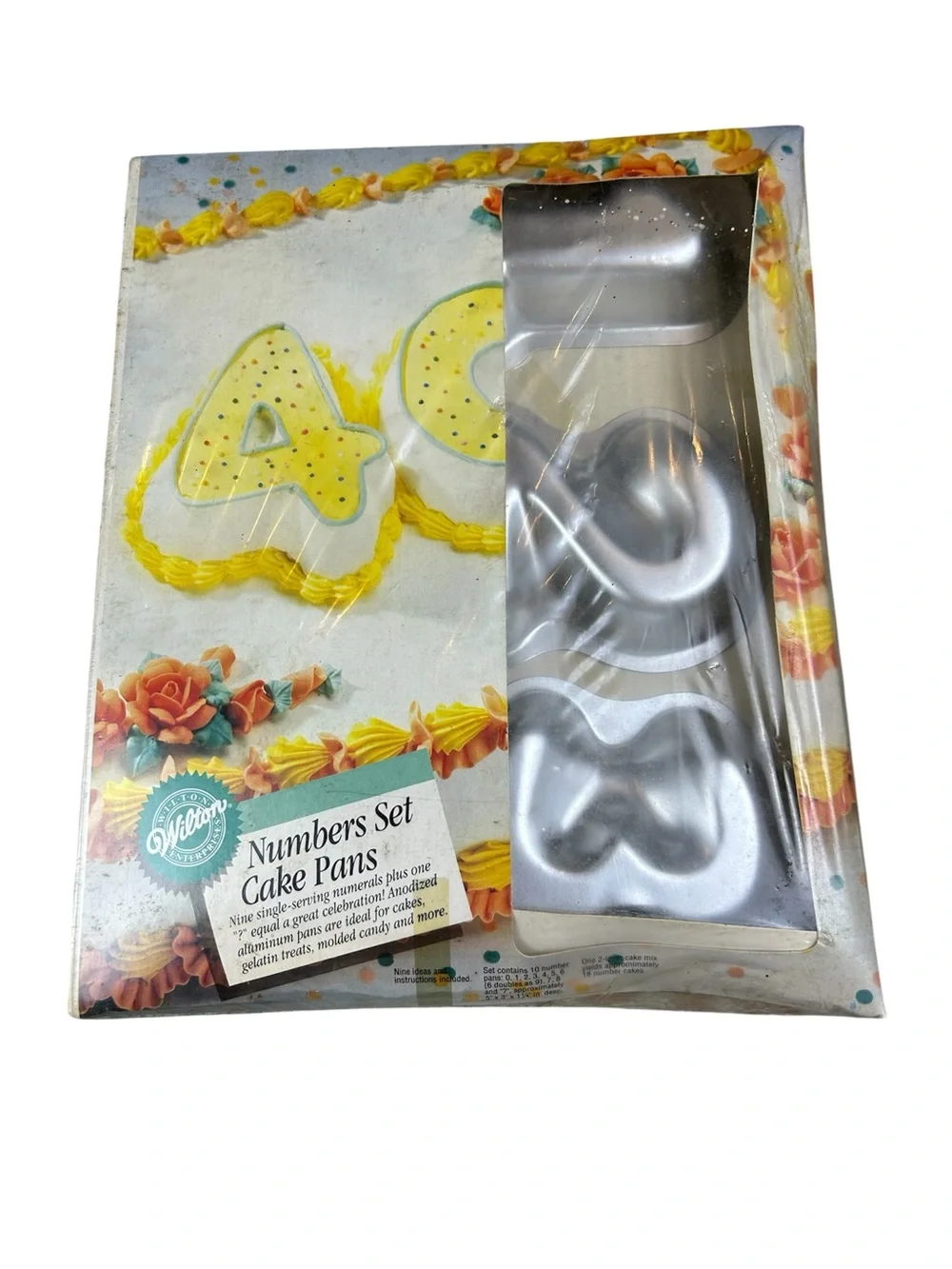 Vintage Wilton Numbers Cake Pans 0-9 Plus ? 1993 NEW New Old Stock Cake Pan Set